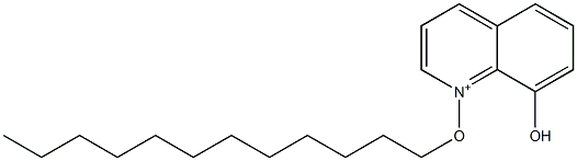 8-Hydroxy-1-dodecyloxyquinolinium Struktur