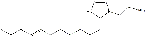 1-(2-Aminoethyl)-2-(7-undecenyl)-4-imidazoline Struktur