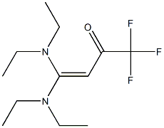 1,1,1-Trifluoro-4,4-bis(diethylamino)-3-buten-2-one Struktur