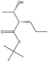 (2S,3S)-3-Hydroxy-2-propylbutyric acid tert-butyl ester Struktur