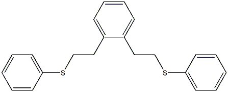 1,2-Bis[2-(phenylthio)ethyl]benzene Struktur