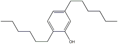 2,5-Dihexylphenol Struktur