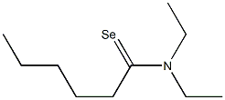 N,N-Diethylhexaneselenoamide Struktur