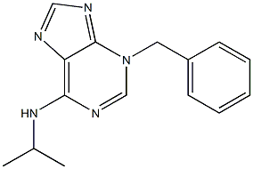 N-Isopropyl-3-benzyl-3H-purin-6-amine Struktur