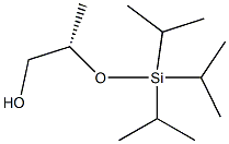 (S)-2-(Triisopropylsilyloxy)-1-propanol Struktur