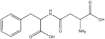 2-Amino-3-[N-(1-carboxy-2-phenylethyl)carbamoyl]propionic acid Struktur