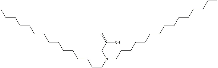 N,N-Dipentadecylglycine Struktur