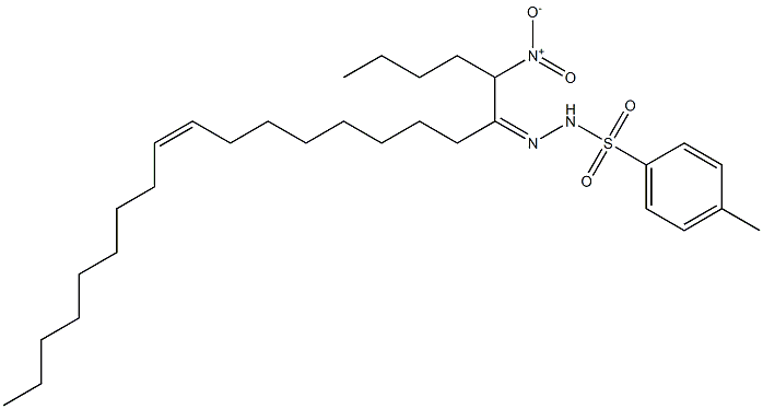 (9Z)-18-[2-(4-Methylphenylsulfonyl)hydrazono]-19-nitro-9-tricosene Struktur