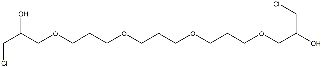 1,19-Dichloro-4,8,12,16-tetraoxa-2,18-nonadecanediol Struktur