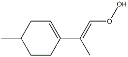 p-Mentha-3,8-dien-9-yl hydroperoxide Struktur