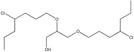 2,3-Bis(4-chloroheptyloxy)-1-propanol Struktur