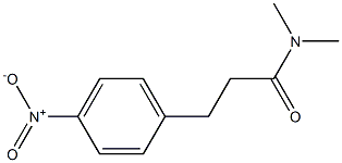 N,N-Dimethyl-3-(4-nitrophenyl)propanamide Struktur