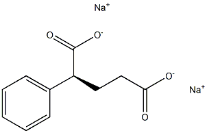 [S,(+)]-2-Phenylglutaric acid disodium salt Struktur