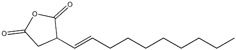 3-(1-Decenyl)-3,4-dihydro-2,5-furandione Struktur