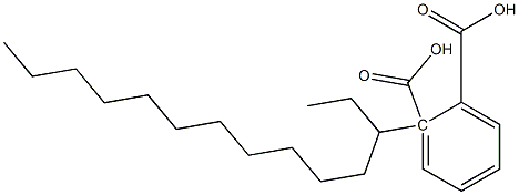 (+)-Phthalic acid hydrogen 1-[(S)-1-ethyldodecyl] ester Struktur