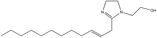 2-(2-Dodecenyl)-2-imidazoline-1-ethanol Struktur