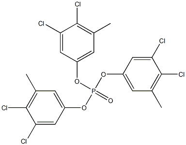 Phosphoric acid tris(3,4-dichloro-5-methylphenyl) ester Struktur