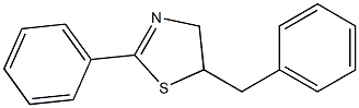 2-Phenyl-5-benzyl-2-thiazoline Struktur