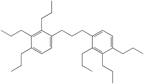 4,4'-(1,3-Propanediyl)bis(1,2,3-tripropylbenzene) Struktur