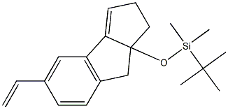 5-Ethenyl-8a-(tert-butyldimethylsilyloxy)-1,2,8,8a-tetrahydrocyclopent[a]indene Struktur