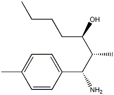 (1S,2R,3R)-1-Amino-2-methyl-1-p-tolylheptan-3-ol Struktur