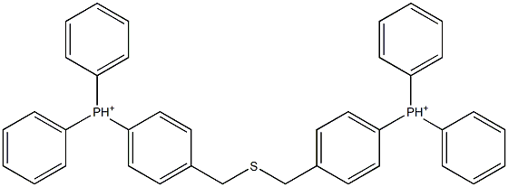 P,P'-[Thiobis(methylene)]bis(triphenylphosphonium) Struktur