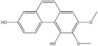 2,3-Dimethoxyphenanthrene-4,7-diol Struktur