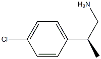 1-[(S)-1-Methyl-2-aminoethyl]-4-chlorobenzene Struktur