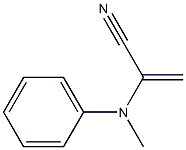 2-[Phenyl(methyl)amino]acrylonitrile Struktur