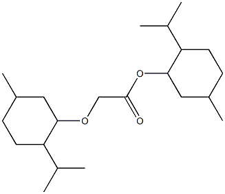 p-Menthan-3-yloxyacetic acid p-menthan-3-yl ester Struktur