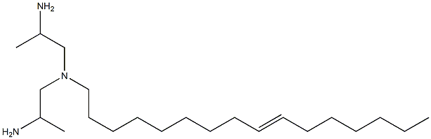 N,N-Bis(2-aminopropyl)-9-hexadecen-1-amine Struktur