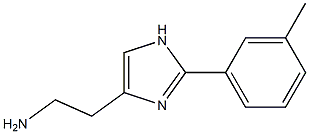 2-[3-Methylphenyl]-1H-imidazole-4-ethanamine Struktur