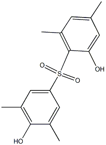 2,4'-Dihydroxy-3',4,5',6-tetramethyl[sulfonylbisbenzene] Struktur