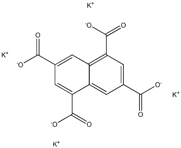 1,3,5,7-Naphthalenetetracarboxylic acid tetrapotassium salt Struktur