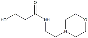 N-(2-Morpholinoethyl)-3-hydroxypropionamide Struktur