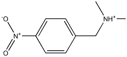 4-Nitro-N,N-dimethylbenzenemethanaminium Struktur