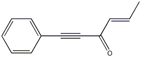 4-Oxo-6-phenyl-2-hexene-5-yne Struktur