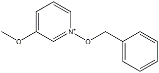 3-Methoxy-1-(benzyloxy)pyridin-1-ium Struktur