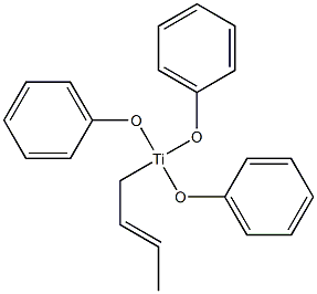 2-Butenyltriphenoxytitanium(IV) Struktur