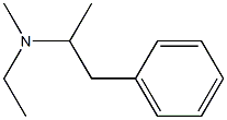 2-(Phenyl)-1-methyl-N-ethyl-N-methylethanamine Struktur