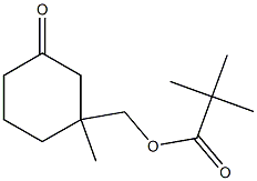 3-[(Pivaloyloxy)methyl]-3-methylcyclohexanone Struktur