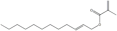 Methacrylic acid (2-dodecenyl) ester Struktur