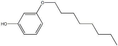 m-(Octyloxy)phenol Struktur