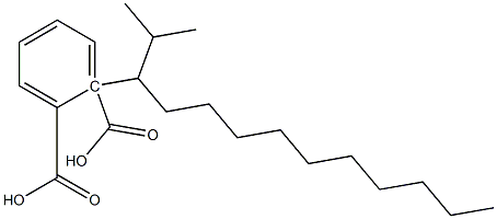 (+)-Phthalic acid hydrogen 1-[(R)-1-isopropylundecyl] ester Struktur