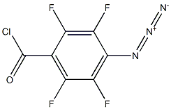 4-Azido-2,3,5,6-tetrafluorobenzoic acid chloride Struktur