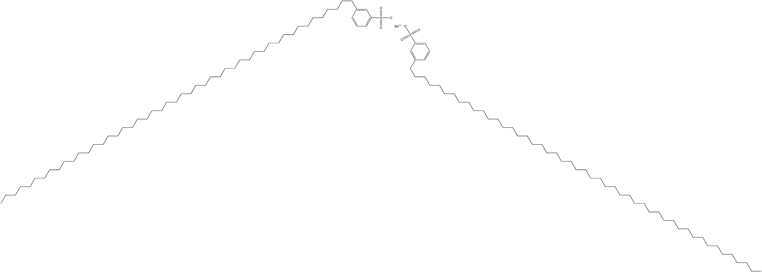 Bis[3-(nonatetracontan-1-yl)benzenesulfonic acid]barium salt Struktur