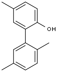 4-Methyl-2-(2,5-dimethylphenyl)phenol Struktur