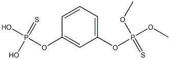 (1,3-Phenylenedioxy)bis(thiophosphonic acid O,O-dimethyl) ester Struktur