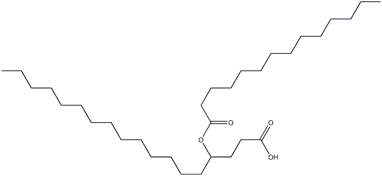 4-Myristoyloxyoctadecanoic acid Struktur