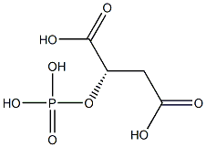 (2S)-2-(Phosphonooxy)butanedioic acid Struktur